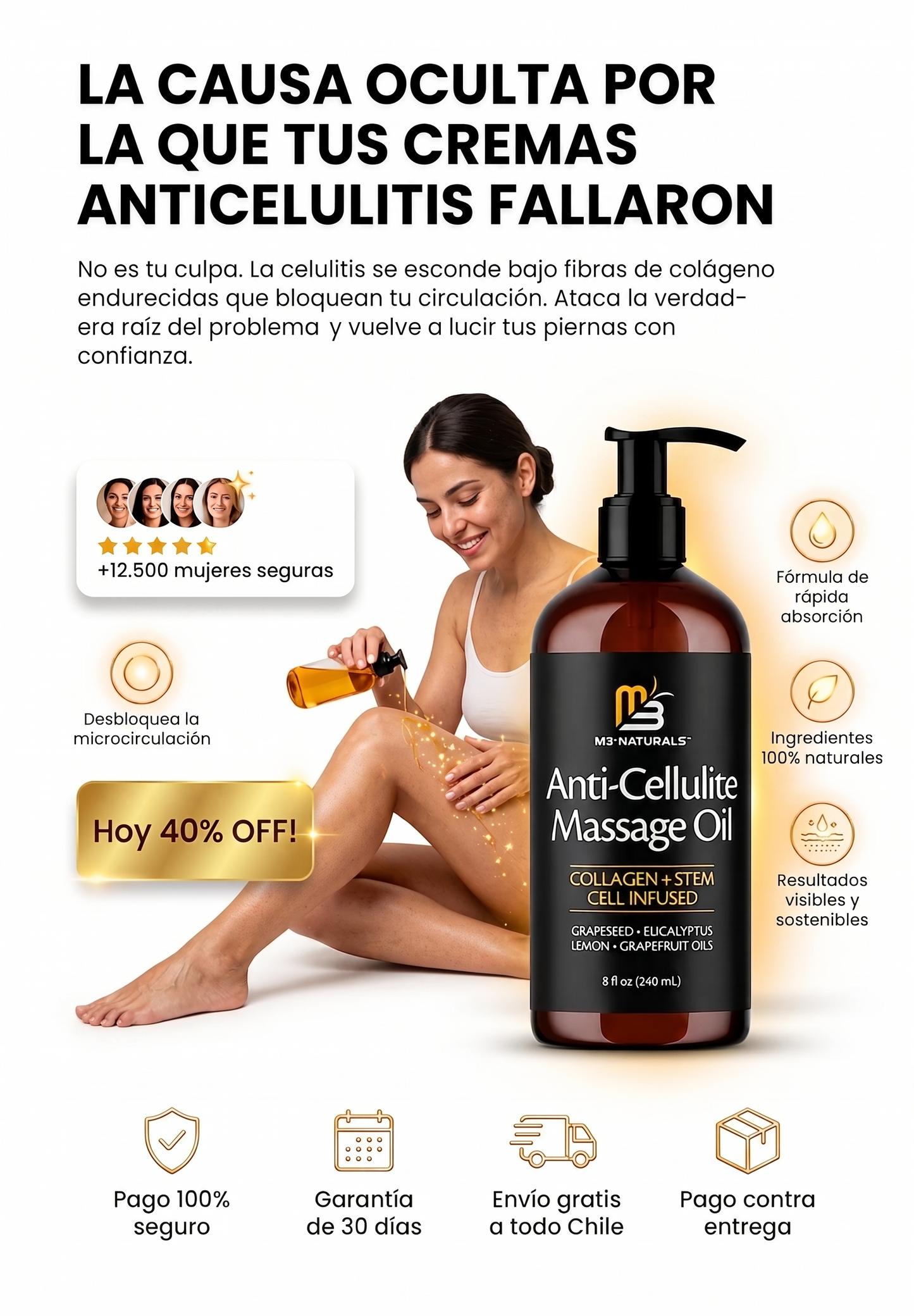 Aceite de Colageno ✅ Reafirmante Corporal