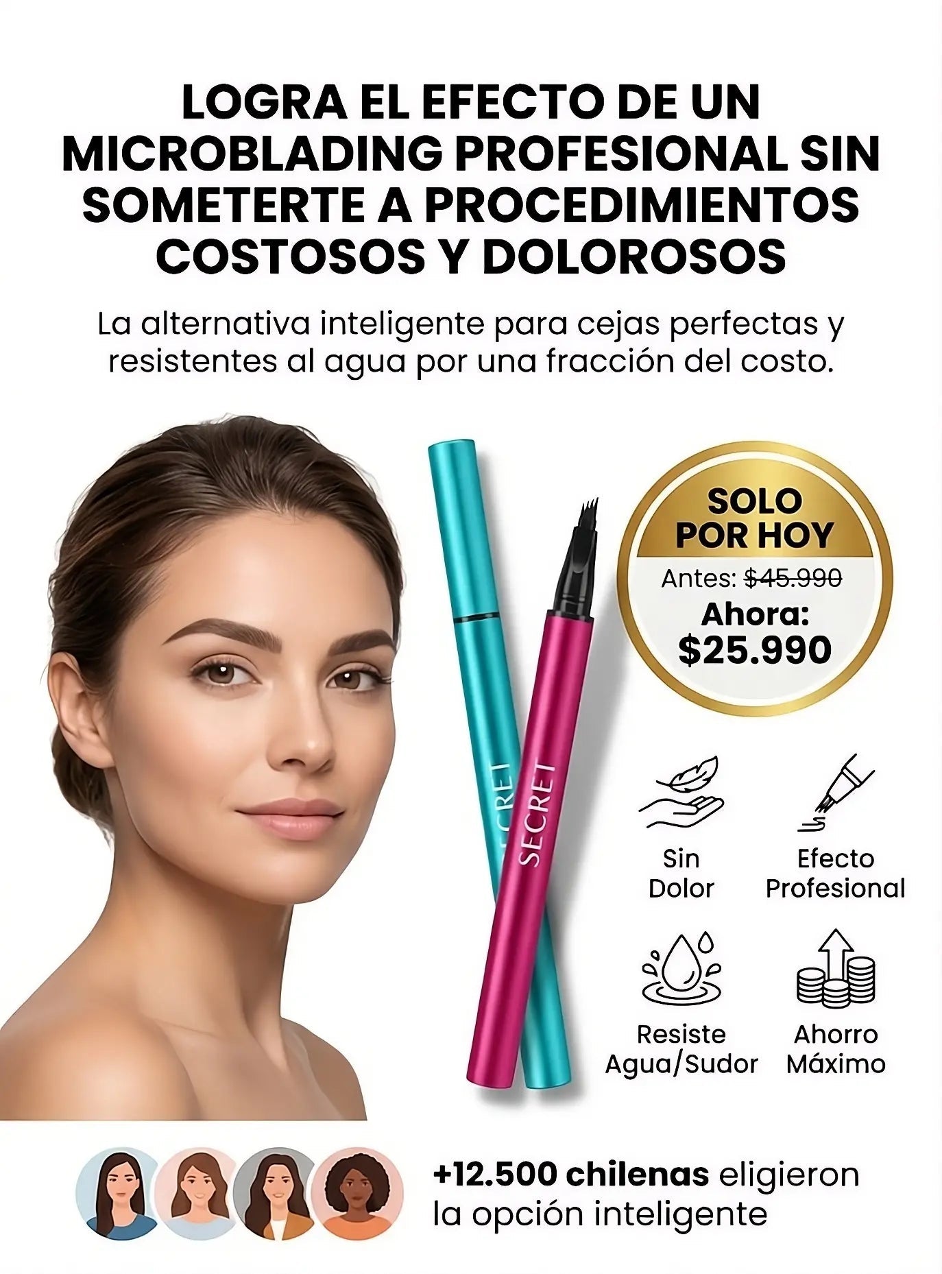 DELINEADOR MICROBLADING DE CEJAS 4 PUNTOS