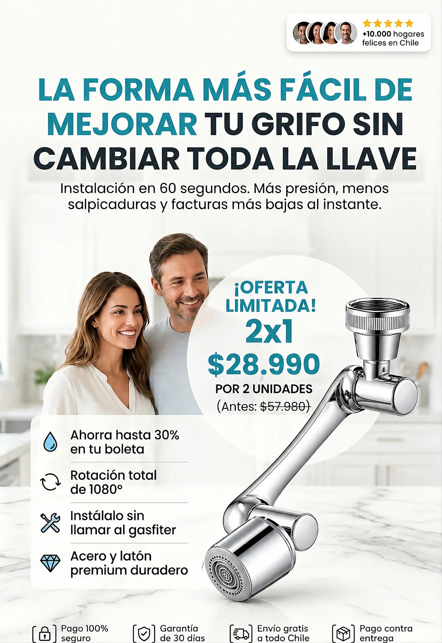 ADAPTADOR DE GRIFO 360°