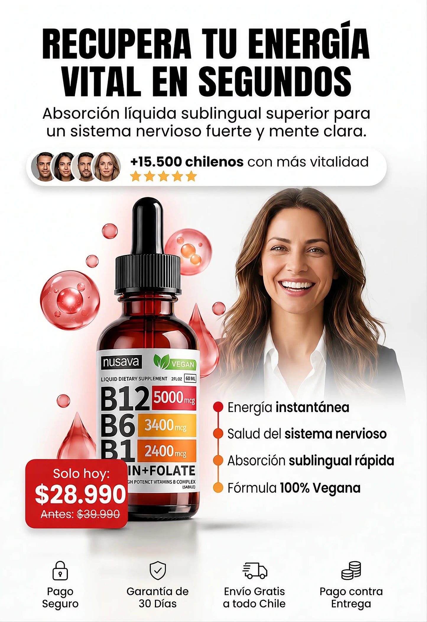 NUSAVA - VITAMINAS DE ALTA CALIDAD COMPLEJO B