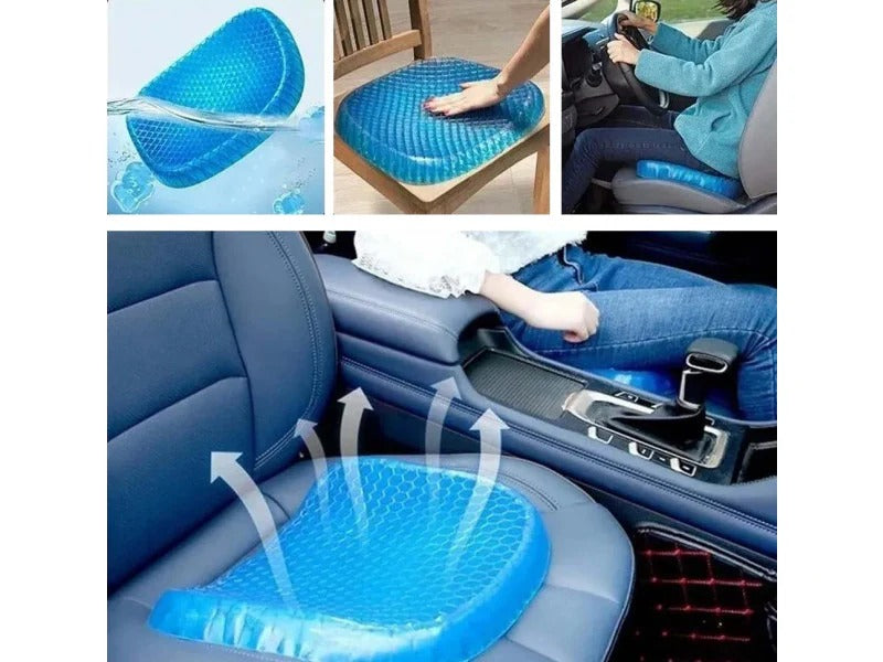 Cojín Ortopédico de Gel | Siéntate sin dolor – Vive con comodidad ✅