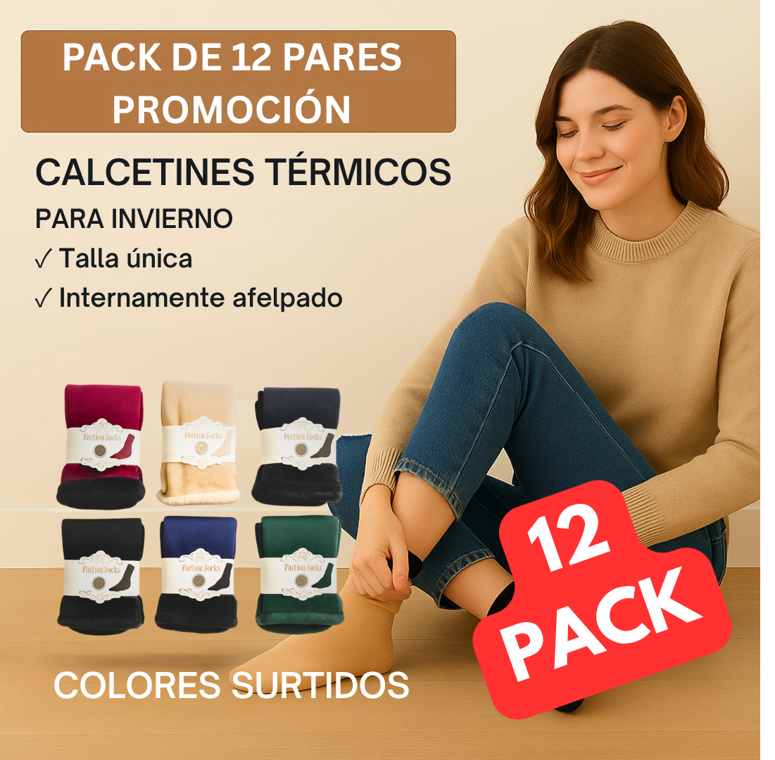 Calcetines Térmicos Polar - Pack x12