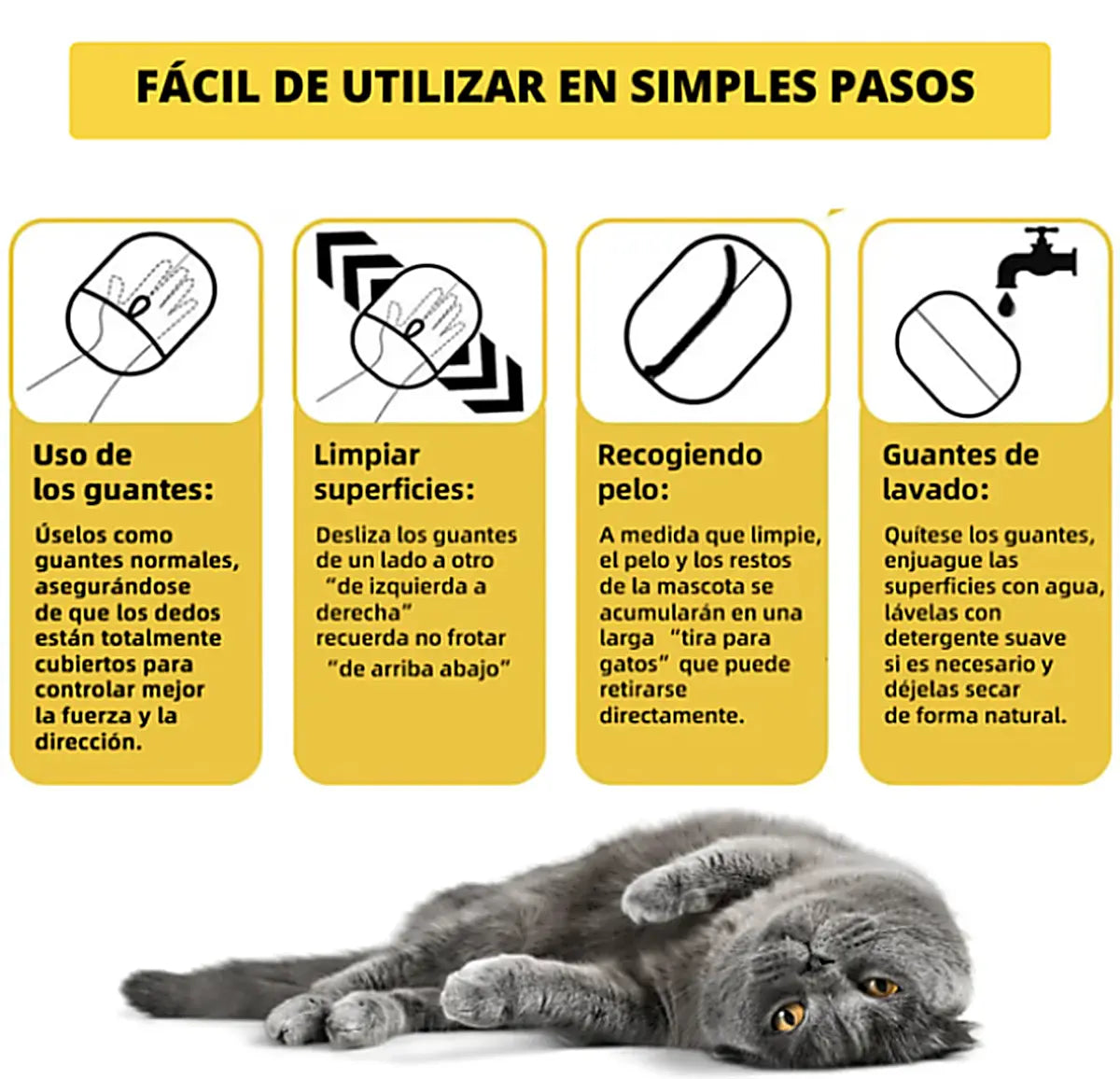 UltraGuante | Experto en quitar pelos de mascotas