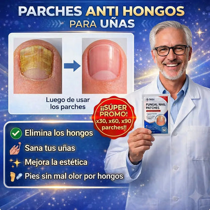 PARCHE DE UÑAS - 21 UNIDADES EN OFERTA - ELIMINA EL MAL OLOR ✅