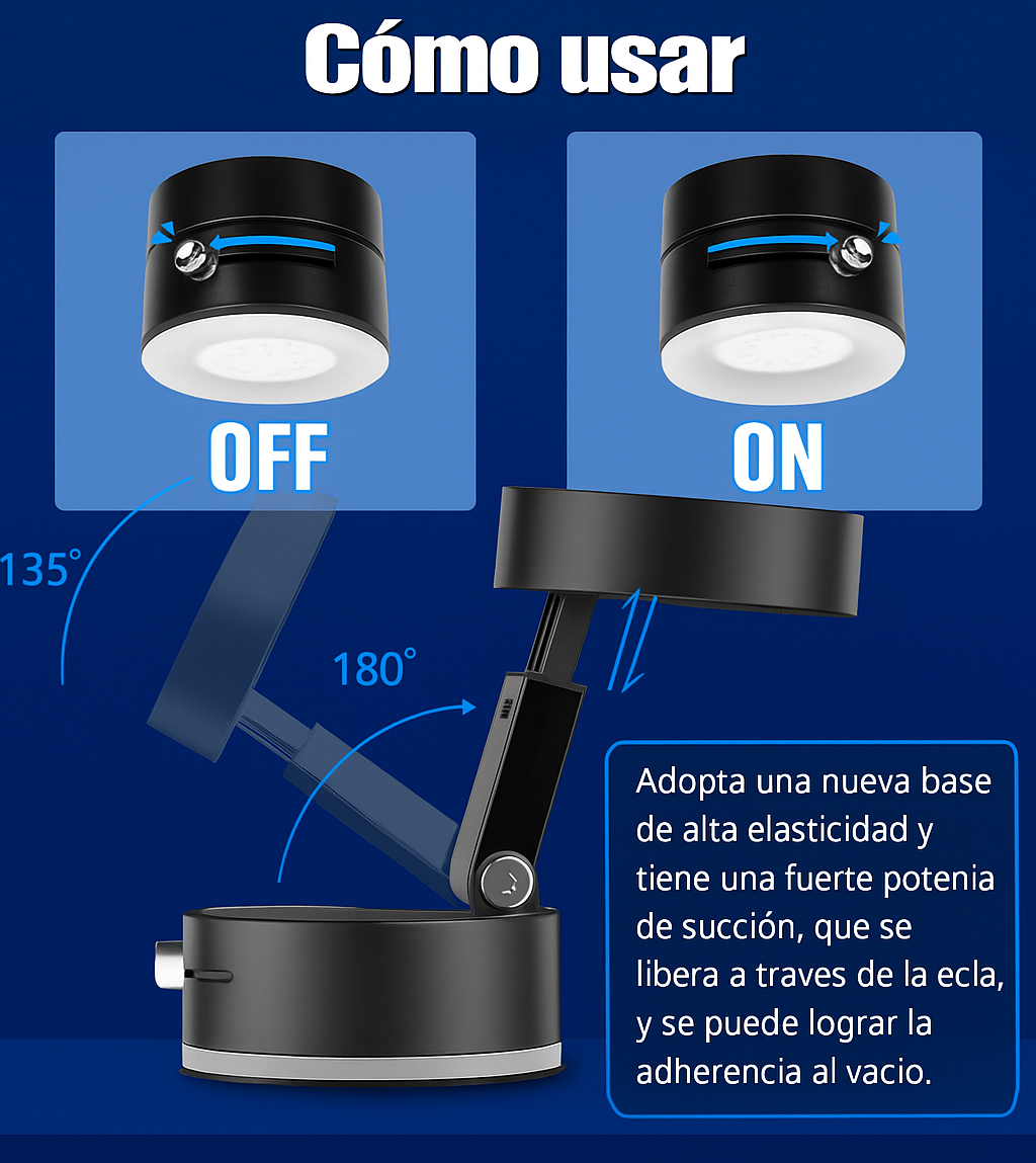 Soporte magnético 🧲 Seguridad y cómodidad ✅