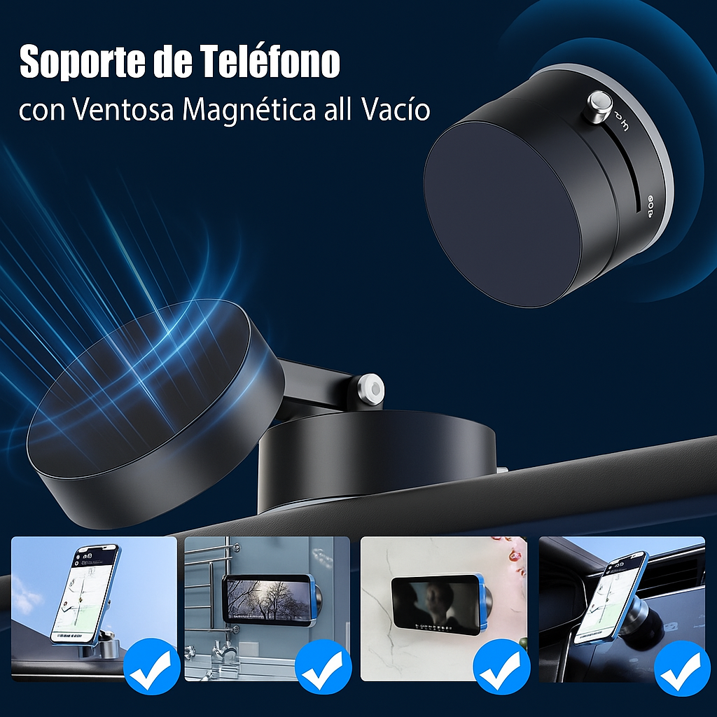 Soporte magnético 🧲 Seguridad y cómodidad ✅