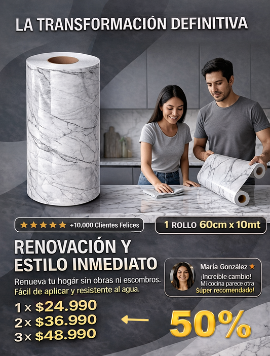 MARMOL ADHESIVO ✨ VELMAR LUXE
