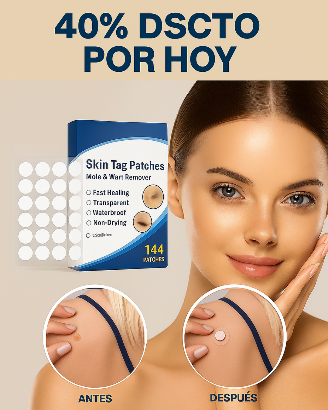 SKIN TAG - PARCHES ANTI VERRUGAS