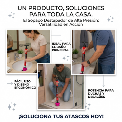 Destapador UltraPro | Despeja tus cañerías sin esfuerzo