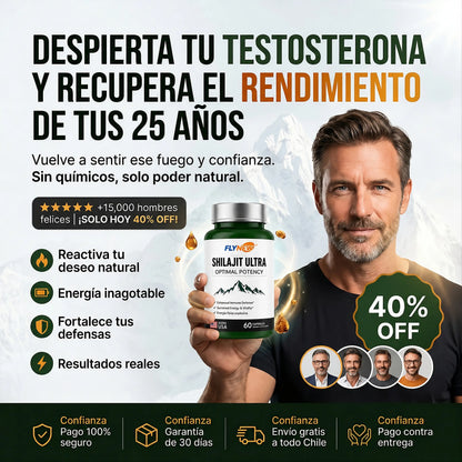 SHILAJIT ULTRA 60 CAPS  RECUPERA TU POTENCIAL