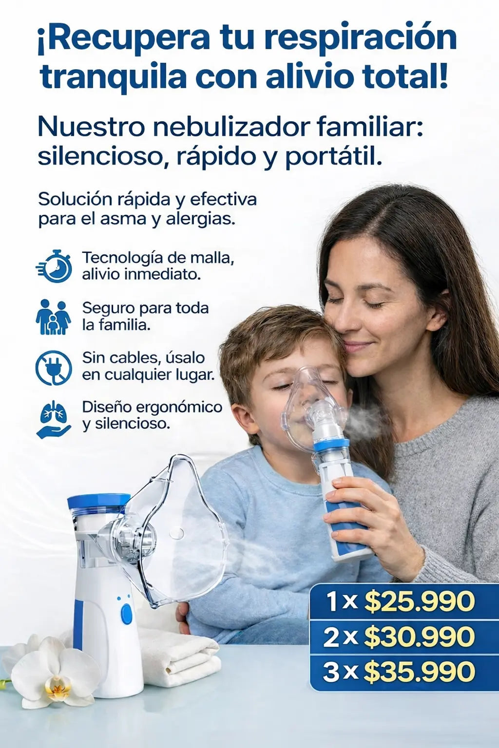 Nebulizador Inalámbrico ✅