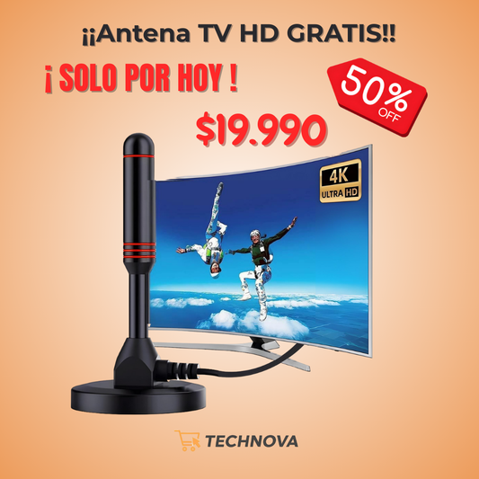 Antena HD Tv Digital Abierta