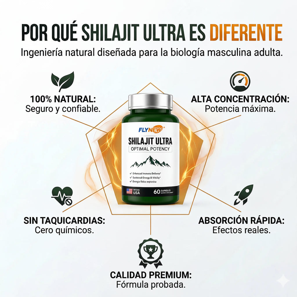 SHILAJIT ULTRA 60 CAPS  RECUPERA TU POTENCIAL