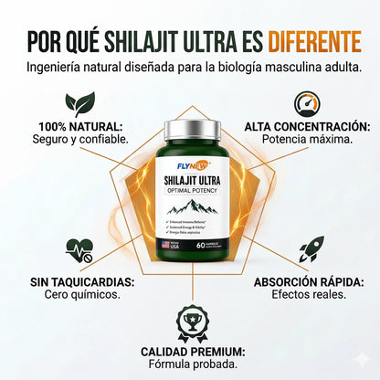 SHILAJIT ULTRA 60 CAPS  RECUPERA TU POTENCIAL