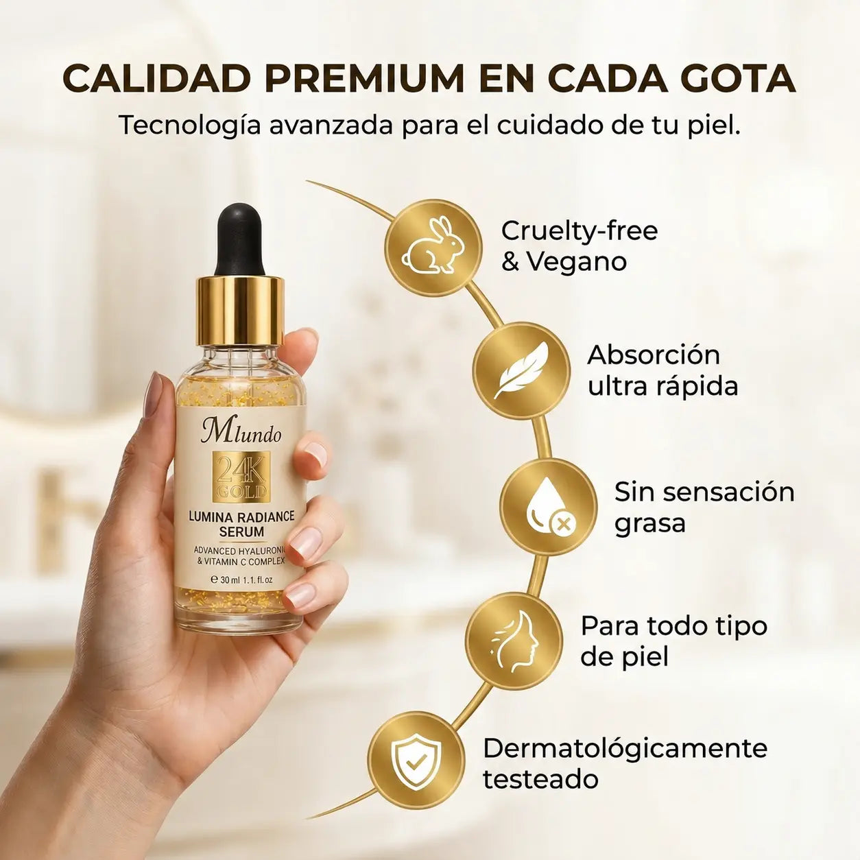 SERUM 24K + COMPLEX C + HIALURÓNICO