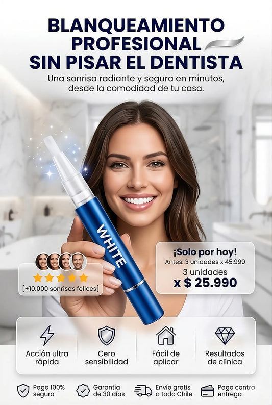 Lápiz Blanqueador Dental Profesional ✅