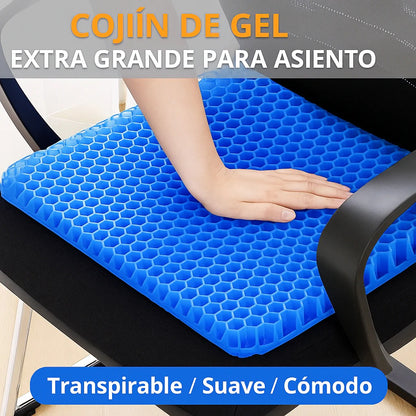 Cojín Ortopédico de Gel | Siéntate sin dolor – Vive con comodidad ✅