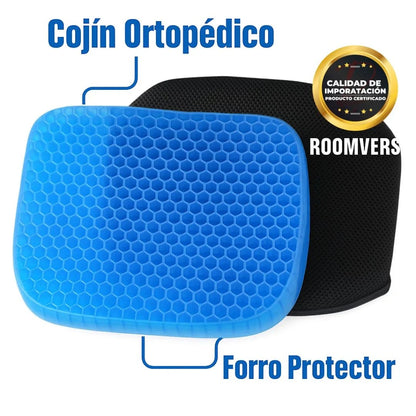 Cojín Ortopédico de Gel | Siéntate sin dolor – Vive con comodidad ✅
